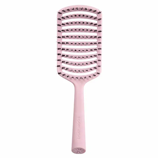 BRUSHWORKS Curved Vent Hair Brush