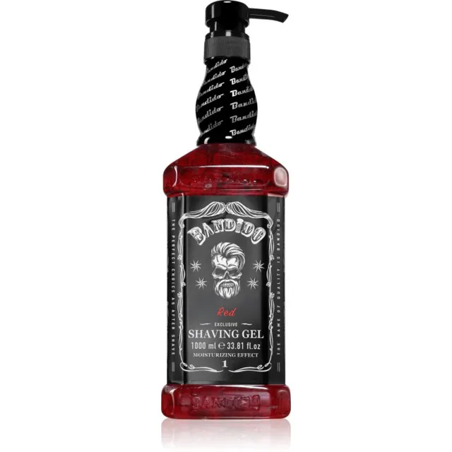 BANDIDO Shaving Gel Raseerimisgeel varjund Red 1000 ml