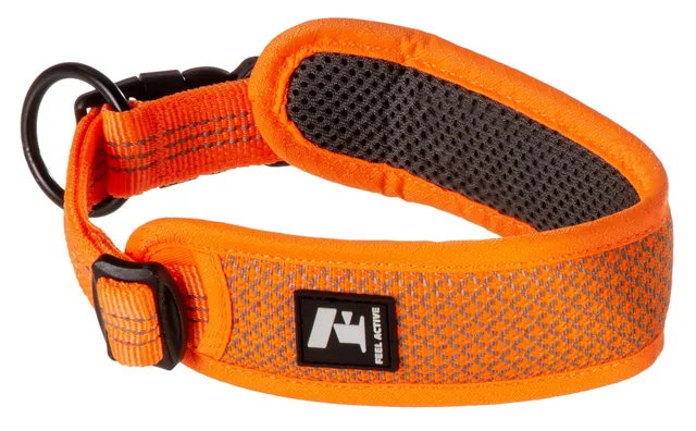 Feel Active koera kaelarihm helkuriga, 23-35 cm, oranž