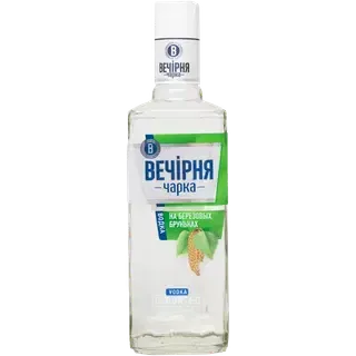 Vechirnja Charka Birch vodka 40%Vol 500ml
