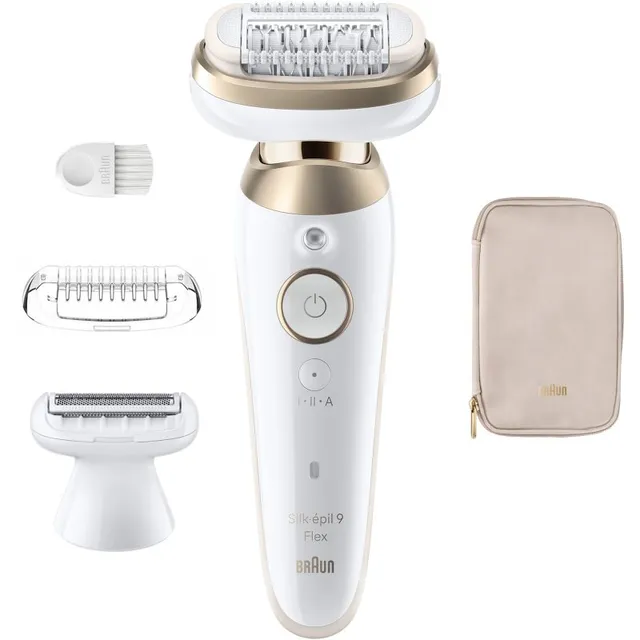 Braun Silk-épil 9 Flex 9-030 3D täielikult painduva peaga epilaator märjaks ja kuivaks raseerimiseks 1 tk