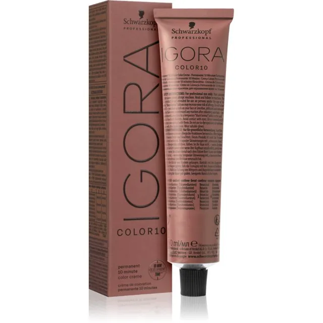 Schwarzkopf Professional IGORA Color 10 Püsijuuksevärv varjund 6-0 Dark Blonde Natural 60 ml