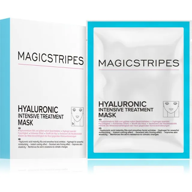 MAGICSTRIPES Hyaluronic Intensive Treatment Mask Intensiivne hüdrogeelmask hüaluroonhappega 3 tk