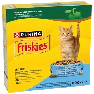 Friskies kuiv kassitoit lõhe ja juurviljad 800g