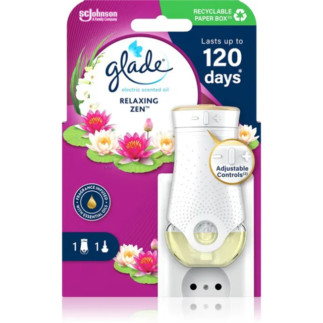 GLADE Relaxing Zen elektriline õhuvärskendaja 20 ml