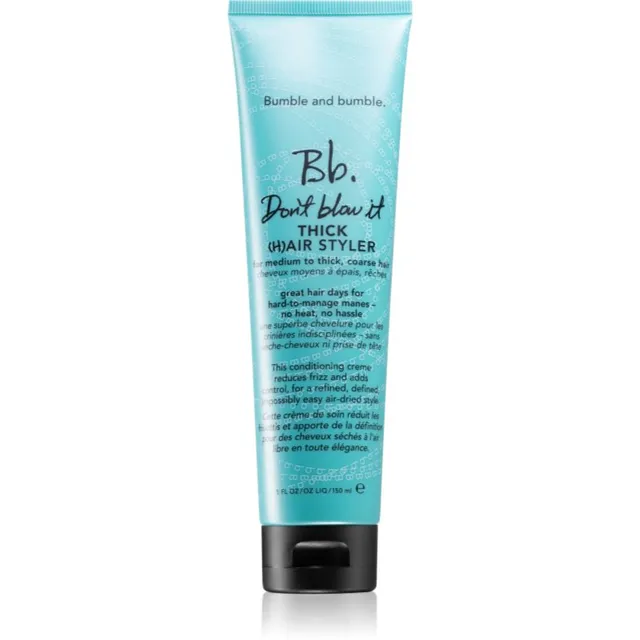 Bumble and bumble Don't Blow It Thick (H)air Styler Juustesse jäetav niisutav hooldus karmidele juustele 150 ml