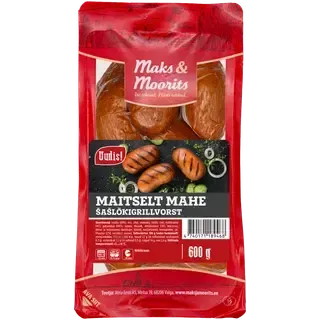 Šašlõkigrillvorst Maitselt Mahe, MAKS&MOORITS, 600g