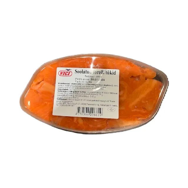 Soolatud forelli tükid, VICI, 200 g
