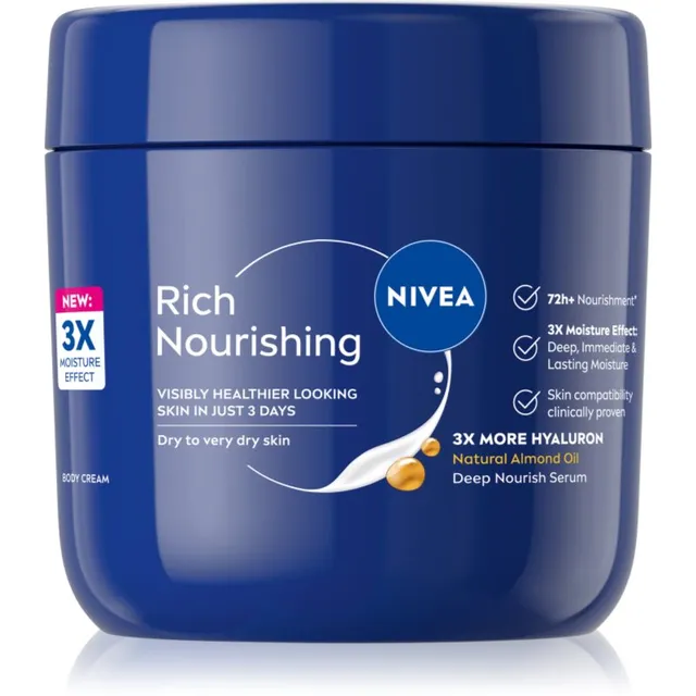 NIVEA Rich Nourishing Toitev kehakreem 400 ml