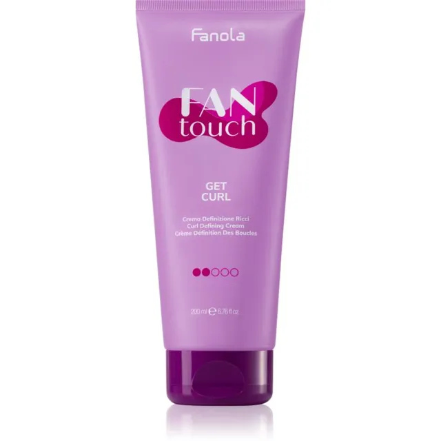 Fanola FAN touch Juuksekreem lainelistele ja lokkis juustele 200 ml