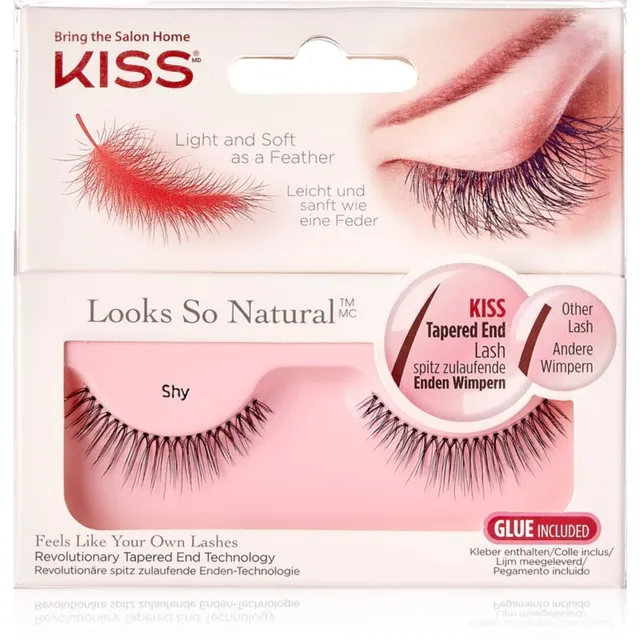 KISS Look So Natural Kunstripsmed Shy 1 paar