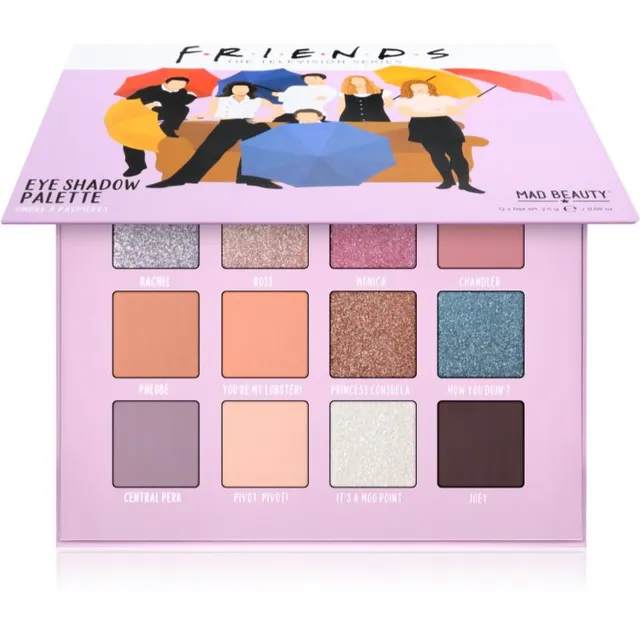 Mad Beauty Friends Lauvärvipalett 12x2.5 g