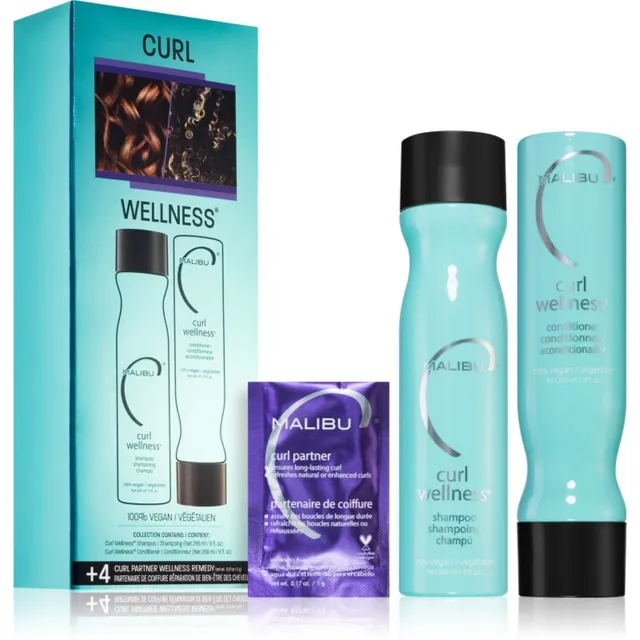 Malibu C Curl Wellness komplekt lokkis juustele