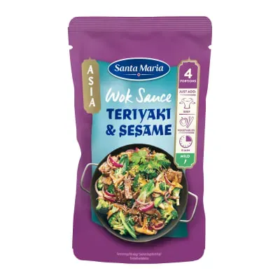 Teriyaki ja seesami vokikaste, SANTA MARIA, 150 g