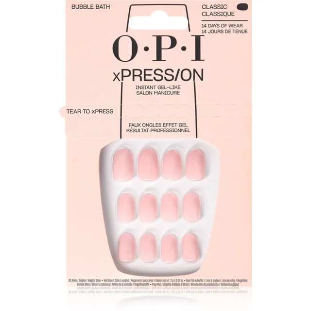 OPI xPRESS/ON Kunstküüned Bubble Bath 30 tk