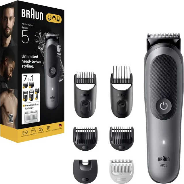 Braun All-In-One Series 5 AIO5520 juukse- ja kehahoolduskomplekt seitse-ühes 1 tk