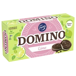 Fazer Domino küpsis 350g laimi maits.
