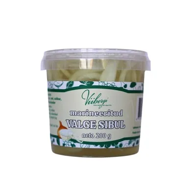 Marineeritud valge sibul 400/200g