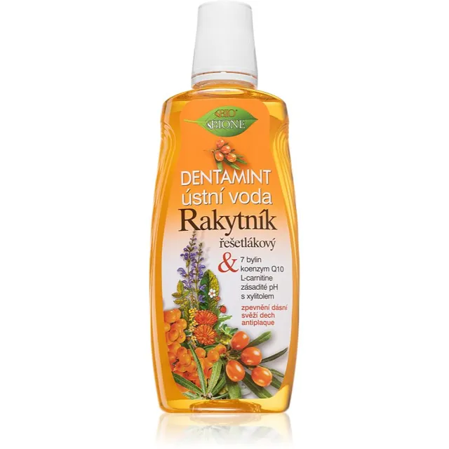 Bione Cosmetics Sea buckthorn Hambakatu vastane ja igemetervist hoidev suuvesi 500 ml