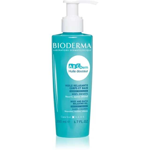 Bioderma ABC Derm Relaxing Oil Kehaõli lastele 200 ml