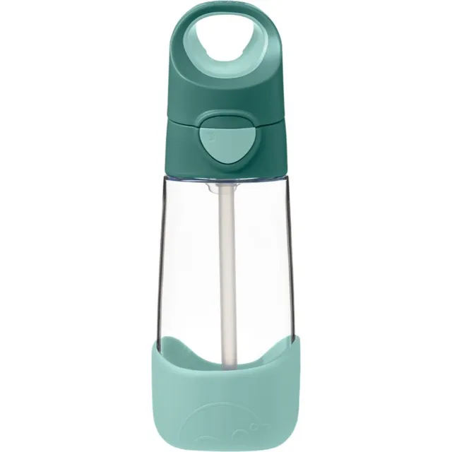 b.box Bottle with Straw pudel kõrrega Emerald Forest 1 tk