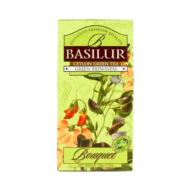 Roheline purutee Bouquet Green Freshness, BASILUR, 100 g