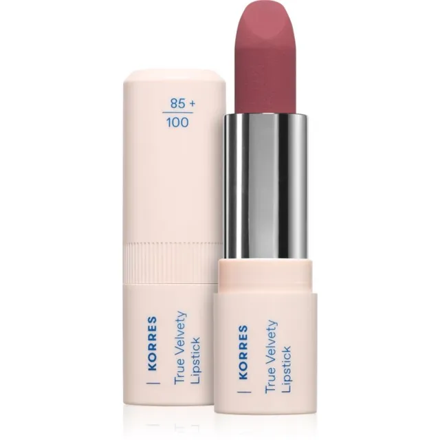 Korres True Velvety Lipstick Kreemjas huulepulk satiinise viimistlusega varjund Plum Rose 3 g