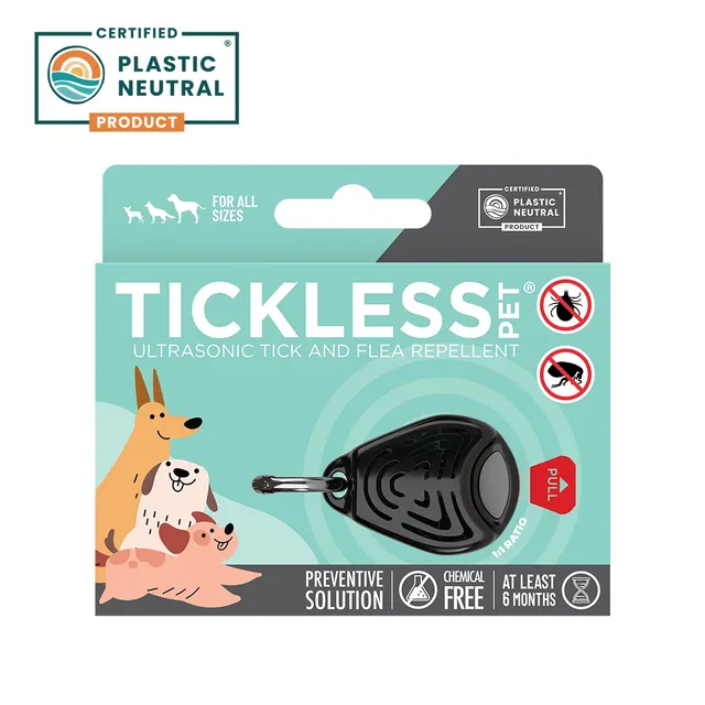 TICKLESS PUUGIPELETAJA LEMMIKLOOMALE MUST
