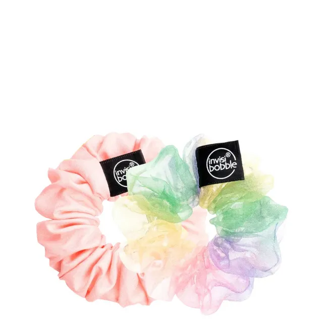 INVISIBOBBLE Sprunchie Original Retro Dreamin' Hue-Man Lovek Hair Rings x2