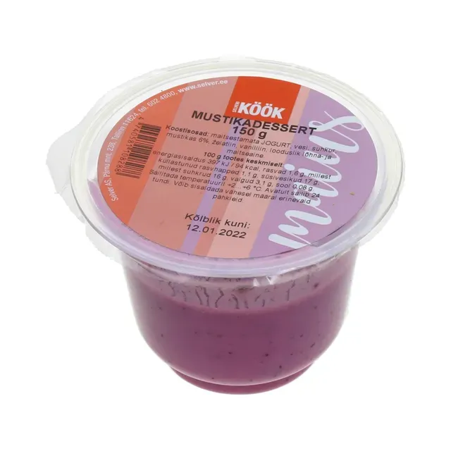 Mustikadessert, SELVERI KÖÖK, 150 g