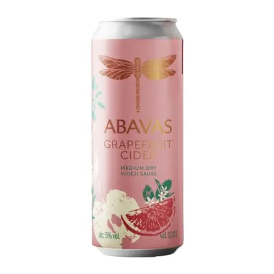Siider Abavas Grapefruit 5%vol 0,33l purk