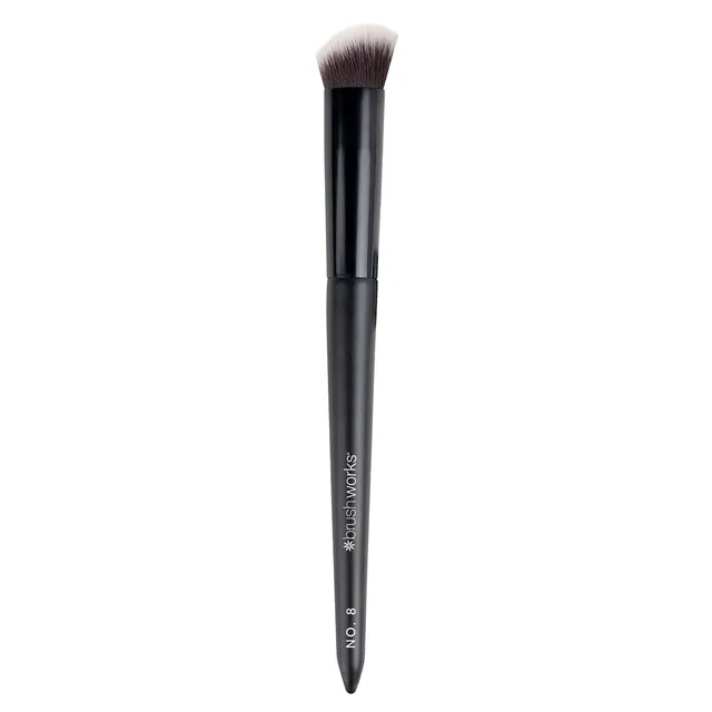 BRUSHWORKS Precise Angled Concealer Buffing Brush