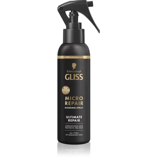 Schwarzkopf Gliss Ultimate Repair Kuumakaitsepihusti kahjustatud juustele 150 ml