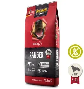 BELCANDO BASELINE RANGER teraviljavaba kuivtoit koerale, veiselihaga