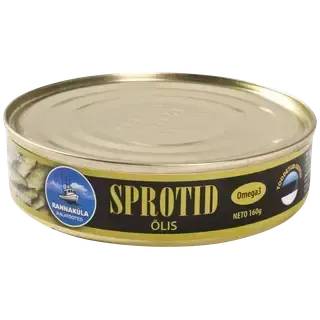 Sprotid õlis, RANNAKÜLA, 160 g