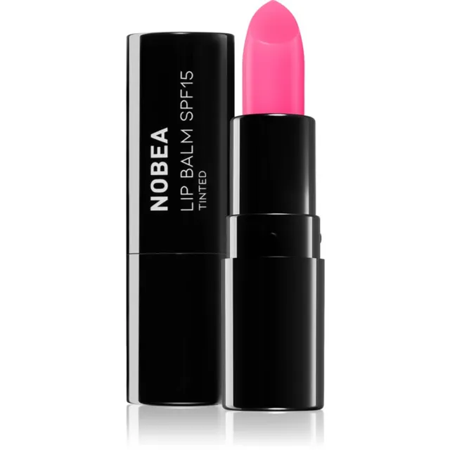 NOBEA Day-to-Day Lip Balm SPF 15 Tinted Huulepalsam SPF 15 #L03 Peony pink 4 g