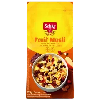 Schär puuviljamüsli gluteenivaba 375g