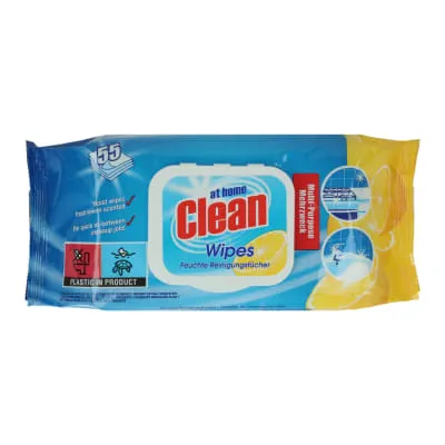Puhastuslapid At Home Clean Multi Lemon 55tk