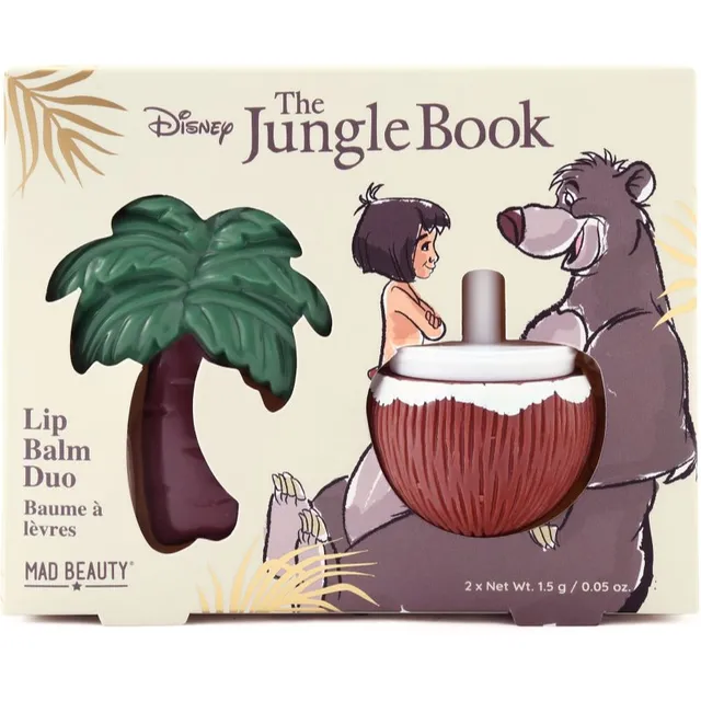 Mad Beauty The Jungle Book Lip Balm Duo Huulepalsam 2x1.5 g