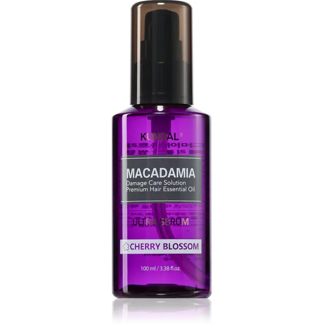 KUNDAL Macadamia Ultra Serum Cherry Blossom Taastav õliseerum kahjustatud juustele 100 ml