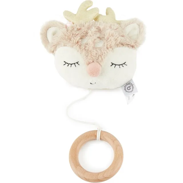 Bieco Musical Toy Fawn Ella kontrastne rippuv mänguasi meloodiaga 0 m+ 1 tk