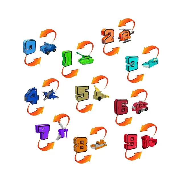 Transformeeruvad numbrid, POCKET MORPHERS, 1 tk