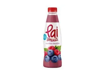 Vaarika-mustika smuuti, PAI, 750 ml
