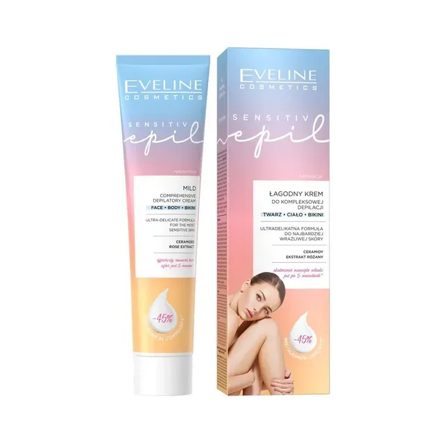 Depileerimiskreem tundlikule nahale, EVELINE COSMETICS, 125ml
