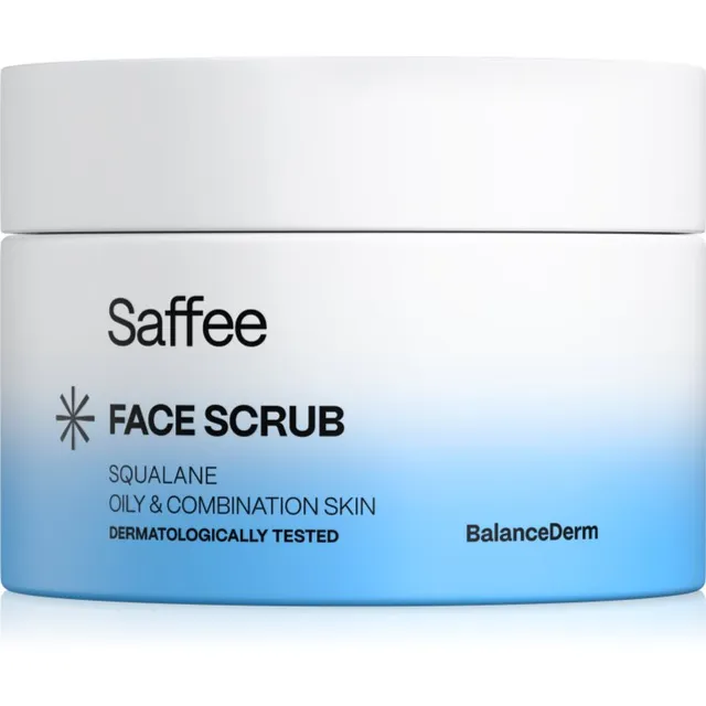 Saffee BalanceDerm Face Scrub Näokoorija rasusele ja kombineeritud nahale 50 ml
