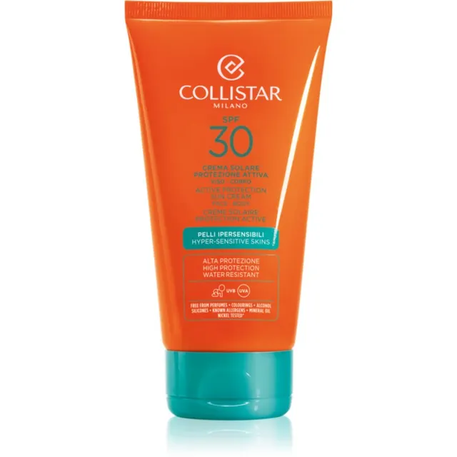 Collistar Special Perfect Tan Active Protection Sun Cream Veekindel päikesekaitse SPF 30 150 ml