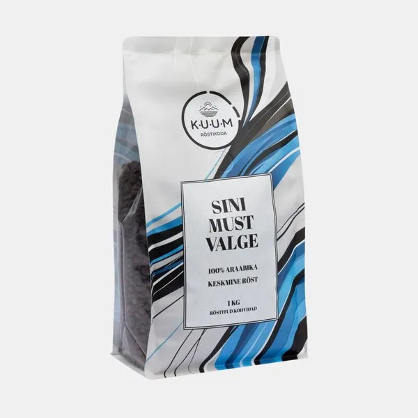 Sini Must Valge 100% Araabika kohvioad 1kg