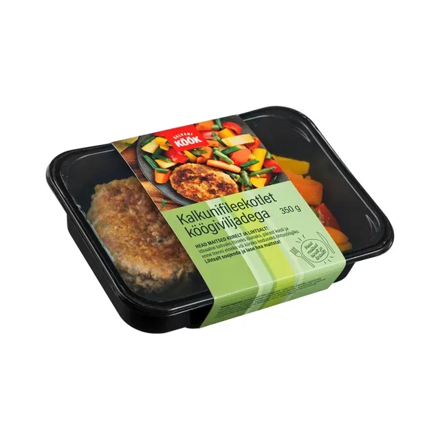 Kalkunifileekotlet köögiviljadega, SELVERI KÖÖK, 350 g