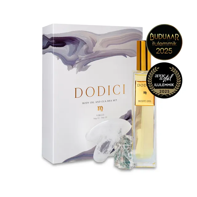 DODICI  kehaõli ja gua sha komplekt