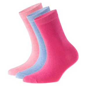 Sokid L 9401-39 roosa/sin 3pr